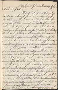 Letter from Thomas F. Cordis to John D. Long, January 1, 1872