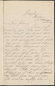 Letter from Mary W. Glover to John D. Long