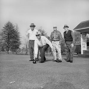 Bowling on the green, Brooklawn Park, Brock Avenue, New Bedford