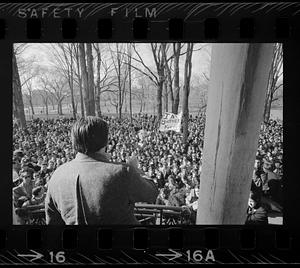 Pro-Israel rally at Tremont Street bandstand, Boston Common