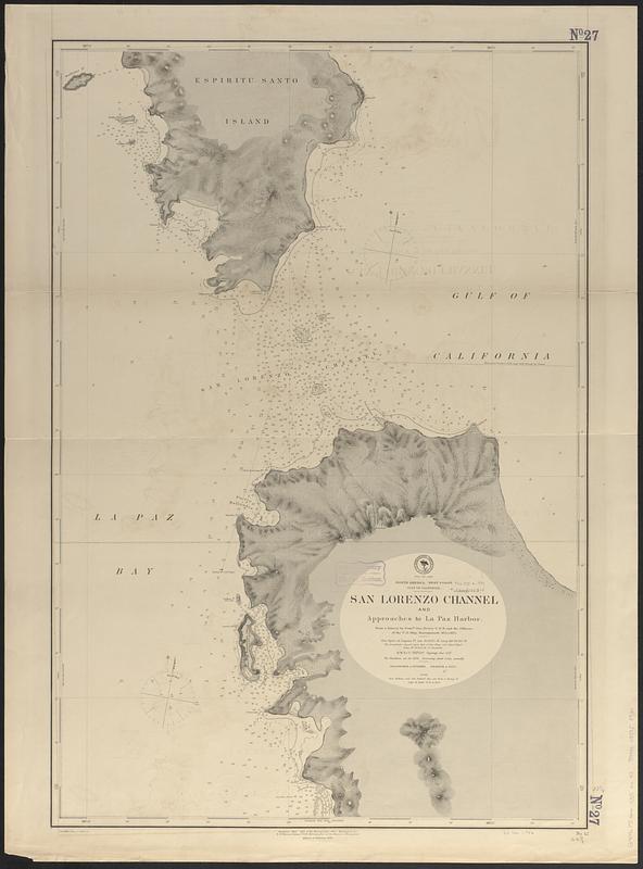 North America, west coast, Gulf of California, San Lorenzo Channel and approaches to La Paz Harbor