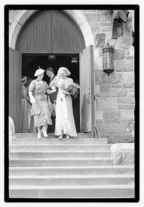 Wedding, daughter of Mrs. Richard Howard taken at Presentation Church Oak Sq. Brighton