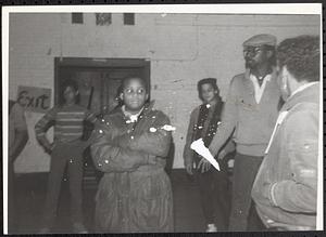 Travis Brooks, Priscilla Preston, Robert “Bird” Bridgeman and others performing in a play