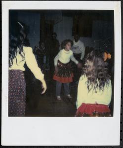 Girl dancing in the middle