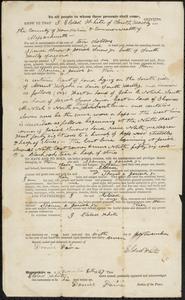 Deed, Eldad White to Josiah Snow, Nov. 6, 1837