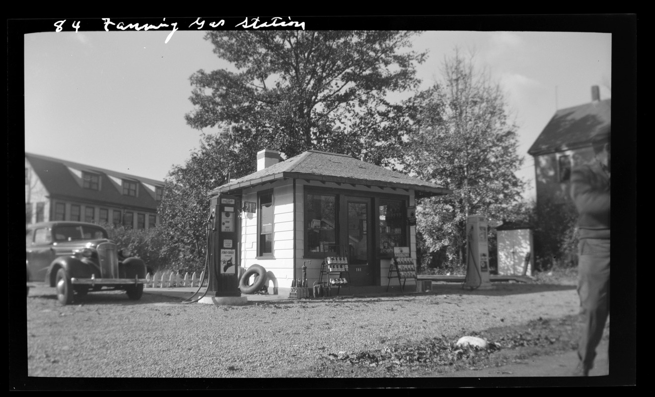 Dedham Ave Fanning Gas Station Digital Commonwealth