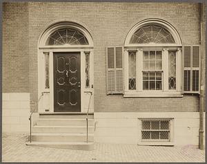 Boston, Massachusetts. Doorway, 48 Chestnut Street