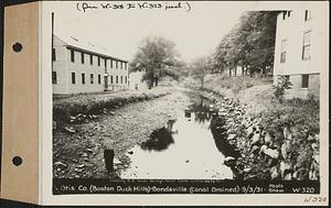 Otis Co. (Boston Duck Mills), canal drained, Bondsville, Palmer, Mass., Sep. 3, 1931