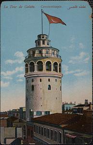 La tour de Galata. Constantinople