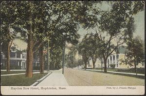 Hayden Rowe Street, Hopkinton, Mass.