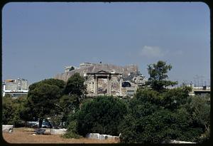 The Acropolis and the Arch of Hadrian, Athens, Greece