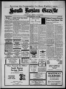 South Boston Gazette, August 11, 1960