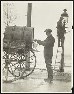 Lamp-lighters The Boston Lamplighter on the job