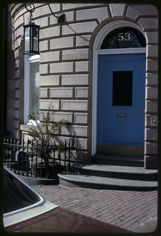 Blue door, number 53