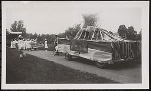 Grange float, Welcome Home Day parade