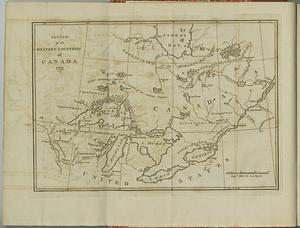 Sketch of the western countries of Canada