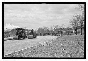 Road improvement project, Boston Park Department, USA Work Project WPA