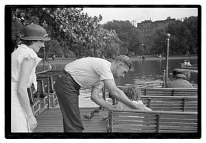 Wm Hanscomb swan boat