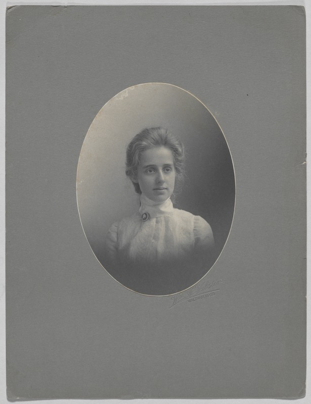 Newton High School Class of 1900 yearbook pictures plus reunion biographies, 1900 - - Unidentified Female Student -