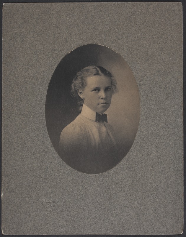 Newton High School Class of 1900 yearbook pictures plus reunion biographies, 1900 - - Margery Willard Phelps - Mrs. Francis W. Bird -