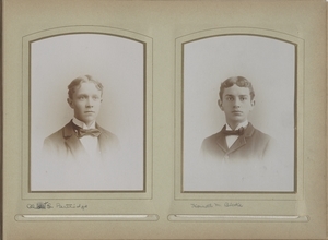 Newton High School, graduation 1895 & few 1896 - Albert S. Partridge - Kenneth M. Blake -