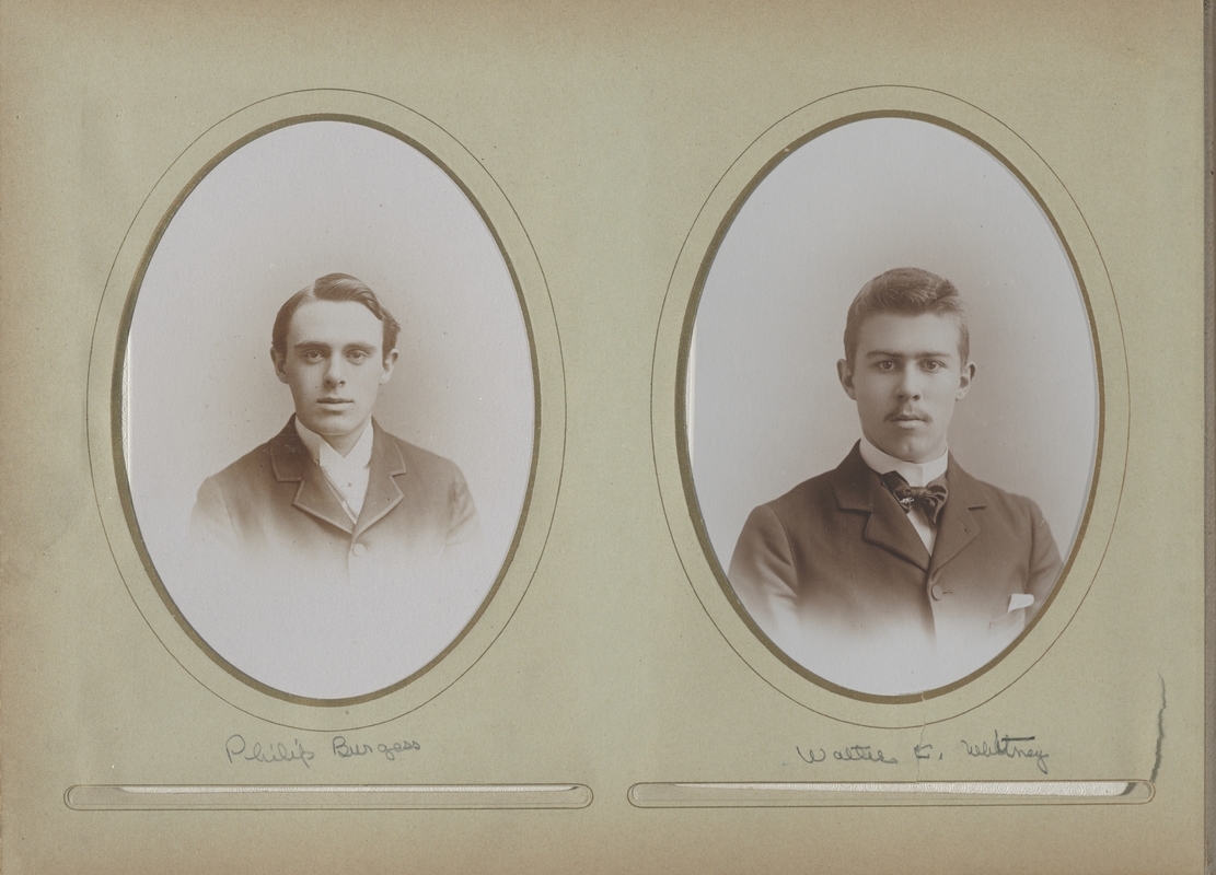 Newton High School, graduation 1895 & few 1896 - Philip Burgess - Walter C. Whitney -