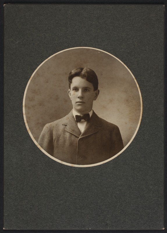 Newton High School Class of 1900 yearbook pictures plus reunion biographies, 1900 - - Unidentified Male Student -