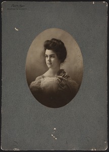 Newton High School Class of 1900 yearbook pictures plus reunion biographies, 1900 - - Mabel B. Gray -