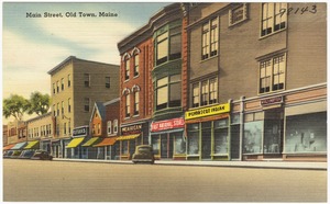 Main Street, Old Town, Maine