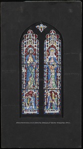 Design for window in St. John the Evangelist Church, Hingham, Mass.