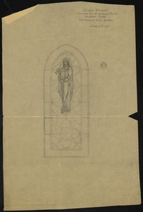 Chapel window, Convent for St. Michael's Parish, Hudson, Mass.