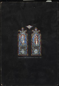 Design for aisle window, St. Andrew's by the Sea, Hyannisport, Mass.