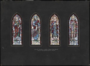 South clerestory window, second from chancel, Second Congregational Church, Holyoke