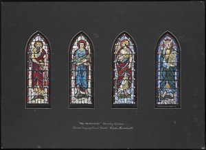 "The Patriarchs" clerestory windows, Second Congregational Church, Holyoke, Massachusetts