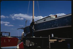 North River Boat Yard Scituate, Mass.