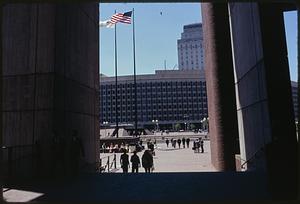 Crescent Plaza from City Hall steps