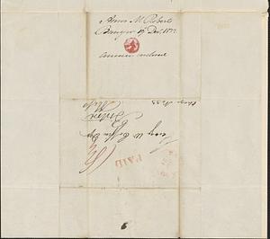 A.M. Roberts to George Coffin, 19 December 1832