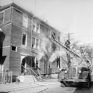 House fire, South Second Street, New Bedford