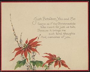 Christmas Cards (no name) to MA Reardon (n.d.)
