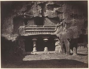 Shrine of the River Goddesses, Kailasa temple, Cave 16, Ellora Caves, India