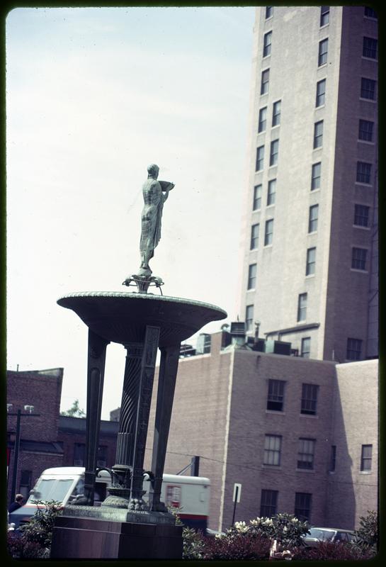 Statler Fountain, Statler Square, Boston - Digital Commonwealth