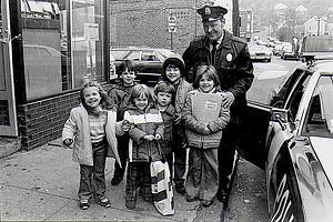 Cop and kids