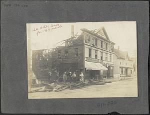 Ruins of F.M. Crawford hardware store