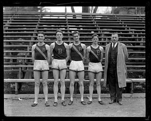 Unidentified track athletes