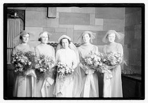Wedding, daughter of Mrs. Richard Howard taken at Presentation Church Oak Sq. Brighton
