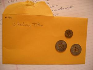 3 railway tokens
