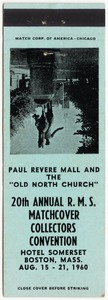 20th annual R. M. S. Matchcover Collectors Convention