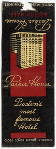 Parker House, Boston, Mass.