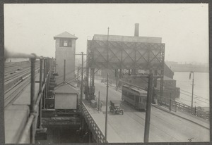 Boston Elevated Railway. Mystic River drawbridge