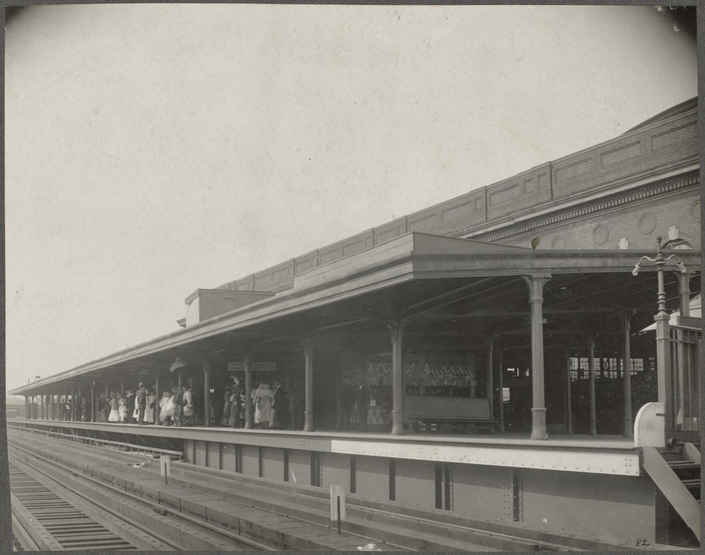 Boston Elevated Railway. Sullivan Square Station - Digital Commonwealth